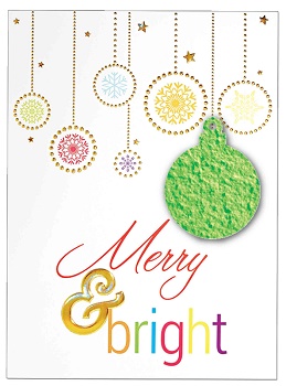 Merry Wishes Plantable Shape Christmas Cards Plantable Christmas Cards