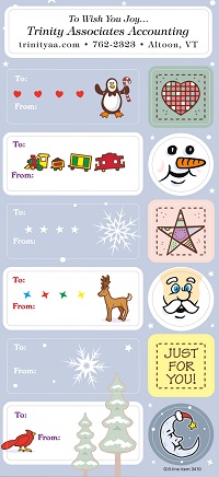 To / From Gift Tags with Stickers