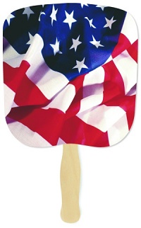 Patriotic Flag Hand Fan
