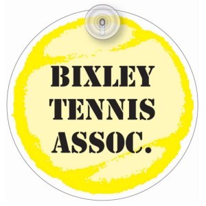 Round Plastic Window Sign