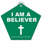 Church Window Signs Church Window Sign with Custom Imprint