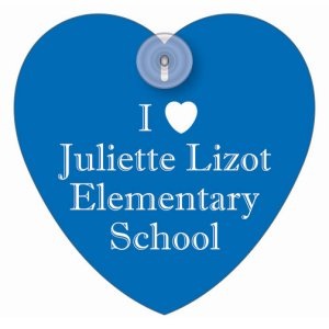 Heart Plastic Window Hanger