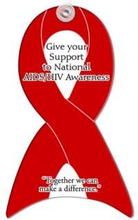 Customized Awareness Ribbon Window Sign