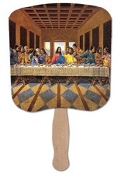 Ethnic Last Supper Inspirational Hand Fan