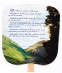 23rd Psalm Hand Fan