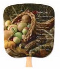 Abundant Living Inspirational Hand Fan