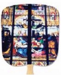 Cathedral Window Inspirational Fan