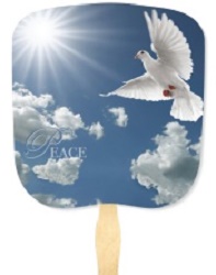 Peace Inspirational Handheld Fan