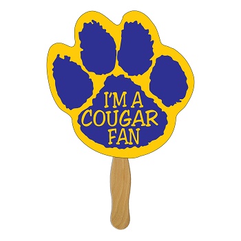Paw Print Hand Fan