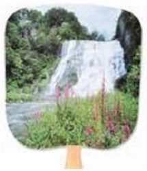 Waterfall Scenic Paper Fan Waterfall Scenic Paper Fan