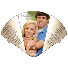 Wedding Four Part Expanable Hand Fan Wedding Four Part Expanable Hand Fan