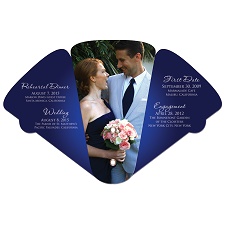 Large Wedding Four Part Expanable Hand Fan Large Wedding Four Part Expanable Hand Fan