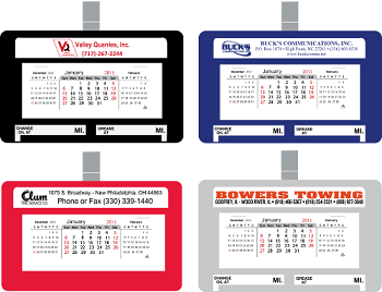 Small Car or Truck Visor Calendar