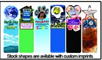 Custom Stock Shape Bookmarks