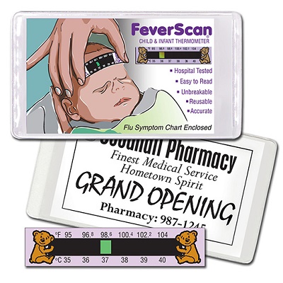 Baby Bear Feverscan Thermometer in 1/2 Wallet