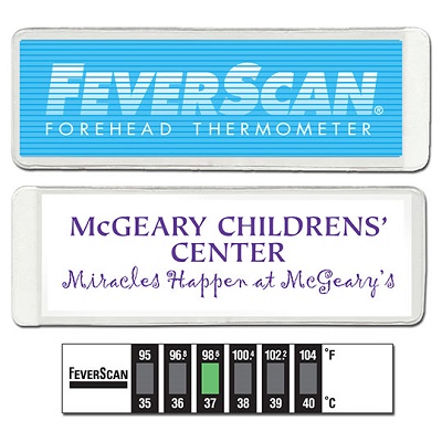 Dual Scale Feverscan Thermometer in 1/4 Wallet
