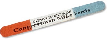 Custom Patriotic Campaign Emery Boards