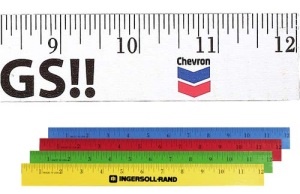 Personalized 12-inch Enamel Wood Ruler