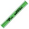 Green Nylon Reflective Snap Wristbands