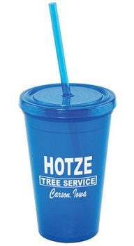 Custom US Made Acrylic Tumbler in Blue