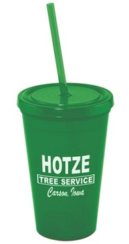 Custom US Made Acrylic Tumbler in Green