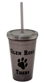 Custom US Made Acrylic Tumbler in Smoke