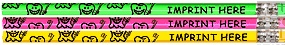 Smiley Tooth Pencil Design for Personalized Imprint