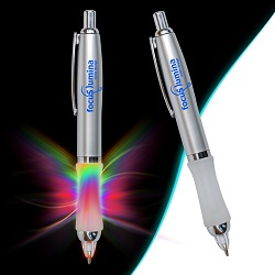 7 Color Light Up Pen with custom imprint 7 Color Light Up Pen