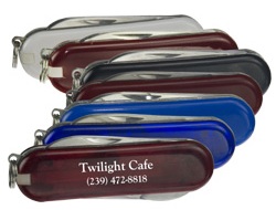 Custom Printed Pocket Knife with Six Tools Custom Pocket Knife