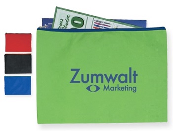 Non-Woven Document Sleeve With Zipper Non-Woven Document Sleeve With Zipper