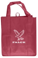 Maroon Grocery Tote Bag