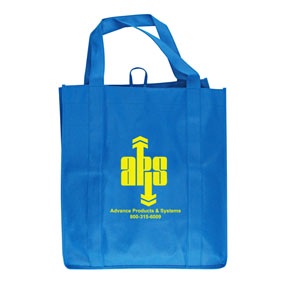 Custom Imprinted Promotional Grocery Tote Bag - Non Woven Grocery Bag-Non Woven